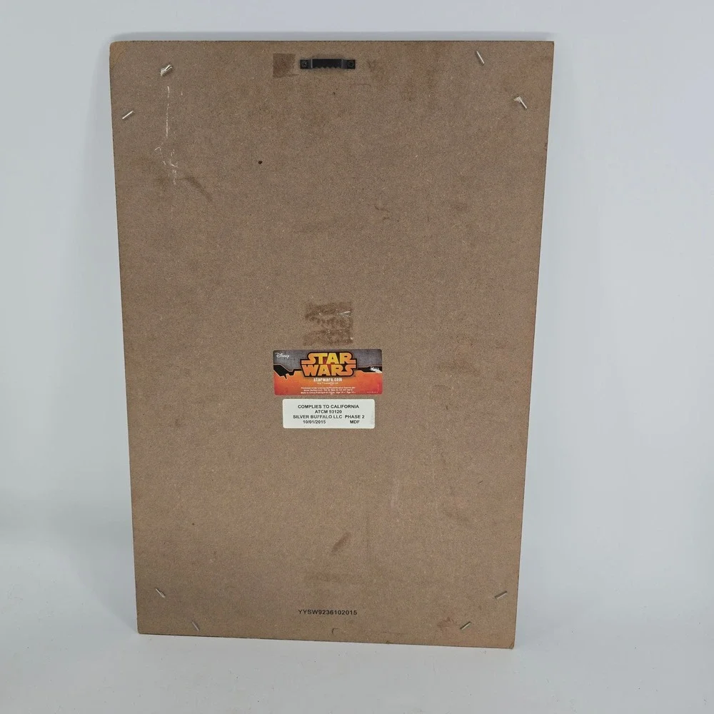 Star Wars #1 Comic Cover Wood Wall‎ Plaque Art Silver Buffalo 13x19